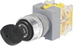TRU COMPONENTS 704495 Y090-A-11Y/23 Sleutelschakelaar 250 V/AC 5 A uit/aan 1 x 90 ° IP40 1 stuk(s)