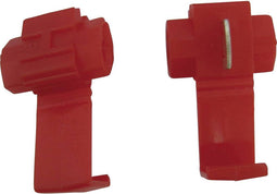 TRU COMPONENTS 733792 Snelklemverbinder Flexibel: 0.5-0.75 mm² Massief: 0.5-0.75 mm² Aantal polen: 2 5 stuk(s) Rood