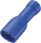 TRU COMPONENTS 737792 Platte stekker (female) Insteekbreedte: 4.8 mm Insteekdikte: 0.5 mm 180 ° Volledig geïsoleerd Bla