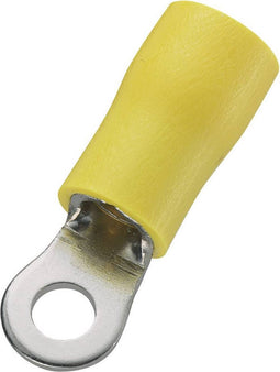 TRU COMPONENTS 738406 Ringkabelschoen Dwarsdoorsnede (max.): 6 mm² Gat diameter: 10.5 mm Deels geïsoleerd Geel 50 stuk(
