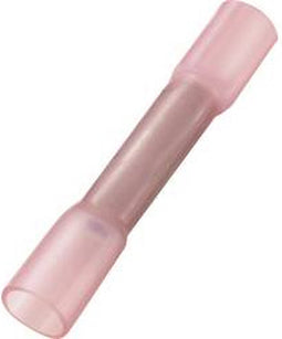 TRU COMPONENTS 739114 Stootverbinder Met krimpkous 0.50 mm² Volledig geïsoleerd Rood 50 stuk(s)