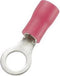 TRU COMPONENTS 746048 Ringkabelschoen Dwarsdoorsnede (max.): 1.50 mm² Gat diameter: 4.3 mm Deels geïsoleerd Rood 100 st
