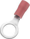 TRU COMPONENTS 746762 Ringkabelschoen Dwarsdoorsnede (max.): 1.50 mm² Gat diameter: 8.4 mm Deels geïsoleerd Rood 100 st