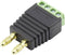 TRU COMPONENTS 93013c1129 Laboratoriumstekker Stekker, recht Stift-Ø: 4 mm Zwart 1 stuk(s)