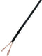TRU COMPONENTS 93030c532 Draad 2 x 1 mm² Zwart 25 m