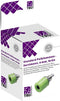 TRU COMPONENTS Assortiment laboratoriumconnectoren Bus, inbouw verticaal Groen 10 stuk(s)