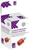 TRU COMPONENTS Assortiment laboratoriumconnectoren Bus, inbouw verticaal Rood 10 stuk(s)