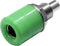TRU COMPONENTS Assortiment laboratoriumconnectoren Bus, inbouw verticaal Groen 10 stuk(s)