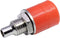 TRU COMPONENTS Assortiment laboratoriumconnectoren Bus, inbouw verticaal Rood 10 stuk(s)