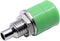 TRU COMPONENTS Assortiment laboratoriumconnectoren Bus, inbouw verticaal Groen 10 stuk(s)