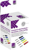 TRU COMPONENTS Assortiment laboratoriumconnectoren Koppeling, recht Zwart, Rood, Blauw, Geel, Groen 10 onderdelen