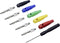 TRU COMPONENTS Assortiment laboratoriumconnectoren Stekker, recht Stift-Ø: 4 mm Zwart, Rood, Blauw, Geel, Groen 10 onde
