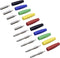 TRU COMPONENTS Assortiment laboratoriumconnectoren Stekker, recht, Koppeling, recht Stift-Ø: 4 mm Zwart, Rood, Blauw, G