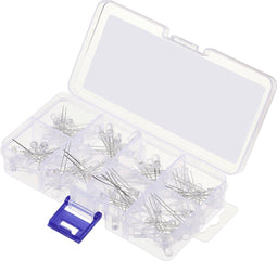 TRU COMPONENTS Bedrade LED 5 mm Veel lumen 15 ° 30 mA 1.8 V, 3.4 V Rood, Geel, Oranje, Blauw, Groen, Pink, Warm-wit, Zu