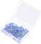 TRU COMPONENTS Bedrade LED Blauw Rond 5 mm 2180 mcd 30 ° 20 mA 2.7 V, 3.4 V