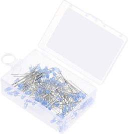TRU COMPONENTS Bedrade LED Blue Rond 3 mm 2500 mcd 30 ° 20 mA 2.7 V, 3.4 V