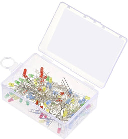 TRU COMPONENTS Bedrade LED Rood, Geel, Blauw, Geel-groen, Warm-wit Rond 3 mm 55 mcd, 330 mcd, 420 mcd, 2500 mcd, 14400