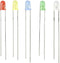 TRU COMPONENTS Bedrade LED Rood, Geel, Blauw, Geel-groen, Warm-wit Rond 3 mm 55 mcd, 330 mcd, 420 mcd, 2500 mcd, 14400