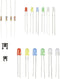 TRU COMPONENTS Bedrade LED Rood, Geel, Blauw, Geel-groen, Warm-wit, Koud-wit Rond 3 mm, 5 mm 55 mcd, 330 mcd, 420 mcd,