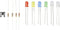 TRU COMPONENTS Bedrade LED Rood, Geel, Blauw, Geel-groen, Warm-wit, Koud-wit Rond 5 mm 90 mcd, 420 mcd, 2180 mcd, 19000