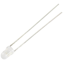 TRU COMPONENTS Bedrade LED Warm-wit Rond 3 mm 1120 mcd 30 ° 12 mA 5 V