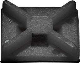 TRU COMPONENTS Bevestigingssokkel 541227 4-voudige invoeging Zwart 50 stuk(s)