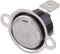 TRU COMPONENTS Bimetaalschakelaar 250 V 10 A Openingstemperatuur (± 5 °C) 100 °C Sluitingstemperatuur 75 °C 1 stuk(s)