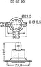 TRU COMPONENTS Bimetaalschakelaar 250 V 10 A Openingstemperatuur (± 5 °C) 100 °C Sluitingstemperatuur 75 °C 1 stuk(s)