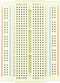 TRU COMPONENTS Breadboard Verschuifbaar Totaal aantal polen 400 (l x b x h) 86.5 x 64.5 x 8.5 mm 1 stuk(s)