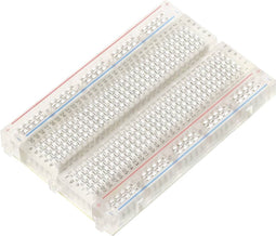 TRU COMPONENTS Breadboard Zelfklevend Transparant Totaal aantal polen 400 (l x b) 82.5 mm x 54.6 mm 1 stuk(s)