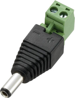 TRU COMPONENTS DC-11M Laagspannings-connector Stekker, recht 5.5 mm 2.5 mm 1 stuk(s)