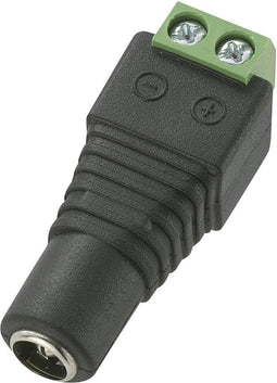 TRU COMPONENTS DC12-F Laagspannings-connector Bus, recht 5.5 mm 5.5 mm 2.1 mm 1 stuk(s)