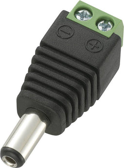 TRU COMPONENTS DC14-M Laagspannings-connector Stekker, recht 5.5 mm 2.1 mm 1 stuk(s)