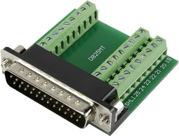 TRU COMPONENTS DSUB25M-27TB-3 1229325 D-sub stekker 90 ° Aantal polen: 25 Schroeven 1 stuk(s)