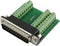 TRU COMPONENTS DSUB25M-27TB-3 1229325 D-sub stekker 90 ° Aantal polen: 25 Schroeven 1 stuk(s)
