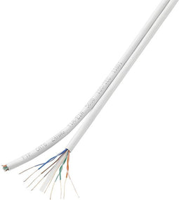 TRU COMPONENTS Duplex-Netwerkkabel CAT 6 F/UTP 8 x 2 x 0.196 mm² Wit 100 m