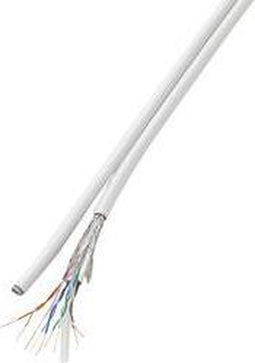 TRU COMPONENTS Duplex-Netwerkkabel CAT 6 SF/UTP 8 x 2 x 0.196 mm² Wit 50 m