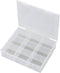 TRU COMPONENTS E-112-1 Assortimentsdoos (l x b x h) 190 x 145 x 42 mm Aantal vakken: 9 Vaste onderverdeling 1 stuk(s)