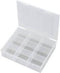 TRU COMPONENTS E-112-1 Assortimentsdoos (l x b x h) 190 x 145 x 42 mm Aantal vakken: 9 Vaste onderverdeling 1 stuk(s)