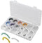 TRU COMPONENTS ECMKS-1 Markeerclip Opdruk 0 - 9, L, N, R, S, T, PE, +, - Buitendiameter 1 tot 3 mm