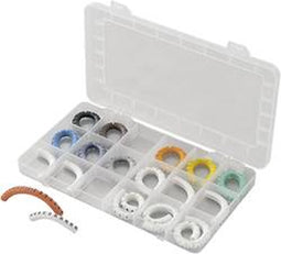 TRU COMPONENTS ECMKS-2 Markeerclip Opdruk 0 - 9, L, N, R, S, T, PE, +, - Buitendiameter 2 tot 5 mm