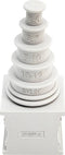 TRU COMPONENTS ELT M1 Kabeldoorvoering Gegroefd Klem-Ø (max.): 12 mm Elastomeer Grijs 1 stuk(s)
