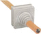 TRU COMPONENTS ELT M1 Kabeldoorvoering Gegroefd Klem-Ø (max.): 12 mm Elastomeer Grijs 1 stuk(s)