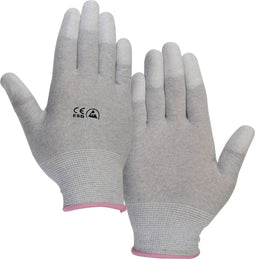 TRU COMPONENTS EPAHA-RL-L ESD-handschoen Met coating op de vingertoppen Maat: L Polyamide