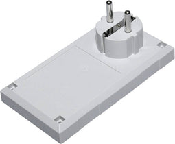 TRU COMPONENTS ESU 1200 E/CEE Stekkerbehuizing 125 x 67 x 50 Polycarbonaat, ABS Lichtgrijs 1 stuk(s)