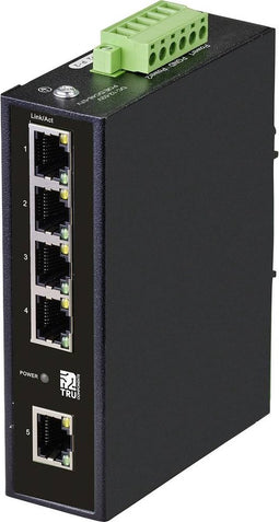 TRU COMPONENTS Industrial Ethernet Switch 1 + 4 poorten 10 / 100 MBit/s