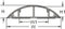 TRU COMPONENTS Kabelbrug 1593129 PVC Grijs Aantal kanalen: 1 1000 mm Inhoud: 1 stuk(s)