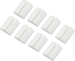 TRU COMPONENTS Kabelhouder Zelfklevend 1571994 Bundel-Ø (bereik) 2.50 tot 3.50 mm Wit 8 stuk(s)