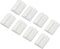 TRU COMPONENTS Kabelhouder Zelfklevend 1571994 Bundel-Ø (bereik) 2.50 tot 3.50 mm Wit 8 stuk(s)