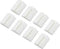TRU COMPONENTS Kabelhouder Zelfklevend 1571994 Bundel-Ø (bereik) 2.50 tot 3.50 mm Wit 8 stuk(s)
